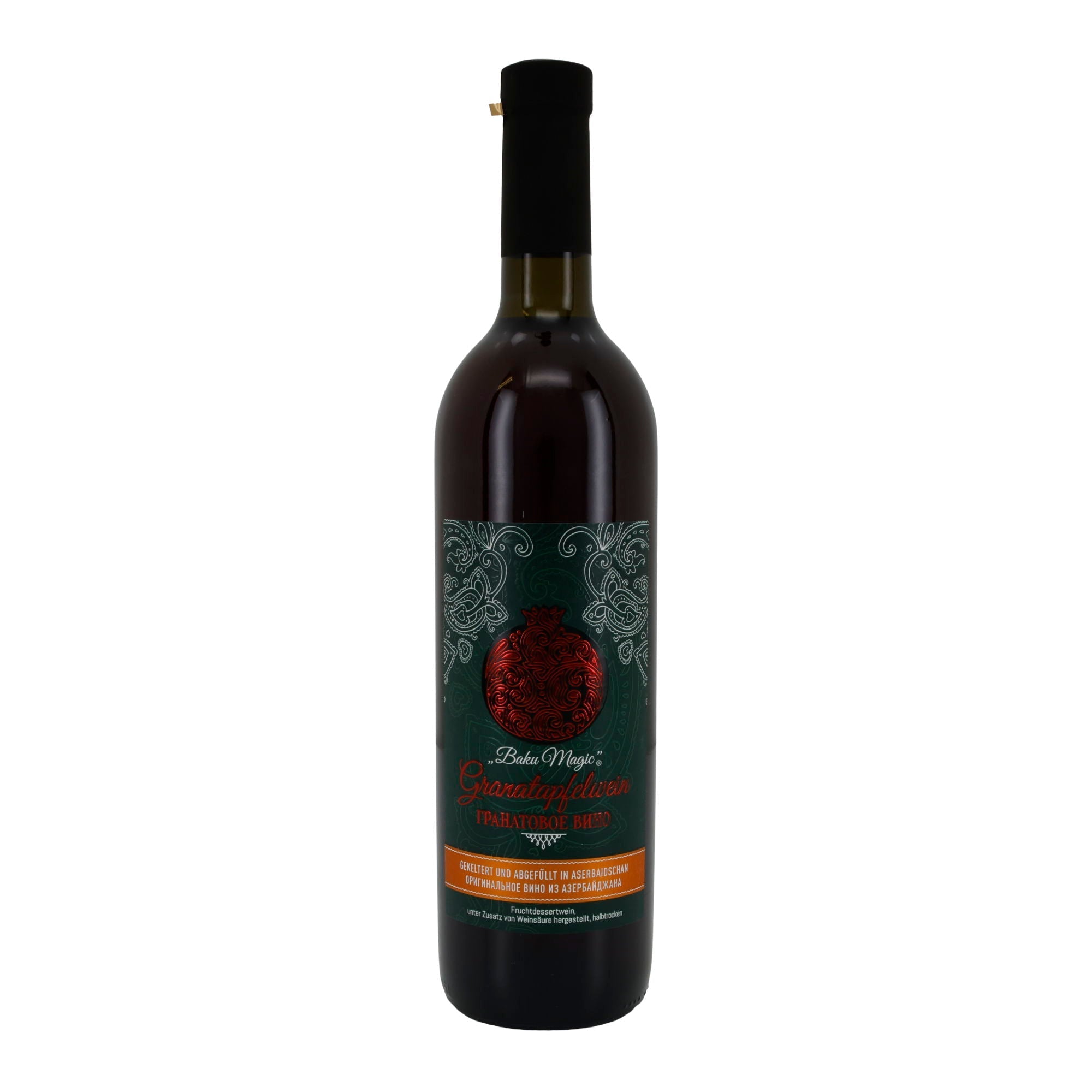 Granatapfelwein Baku Magic | Fruchtwein | aus Aserbaidschan | 0,75 l Flasche Baku Magic